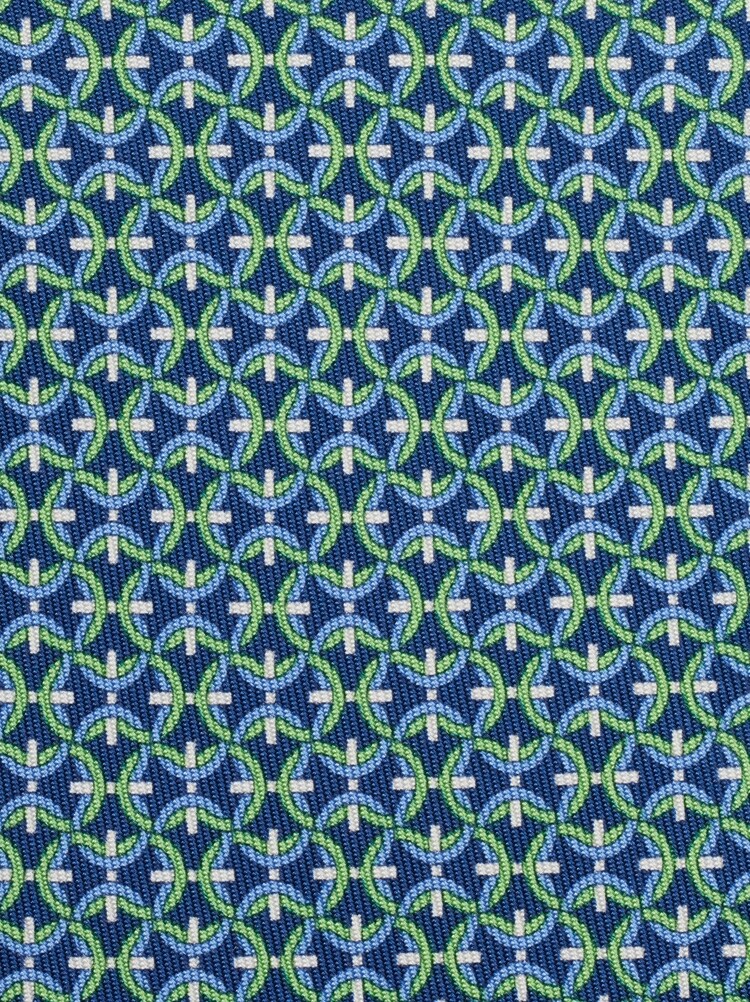 Gancini print silk tie Gallery image 2
