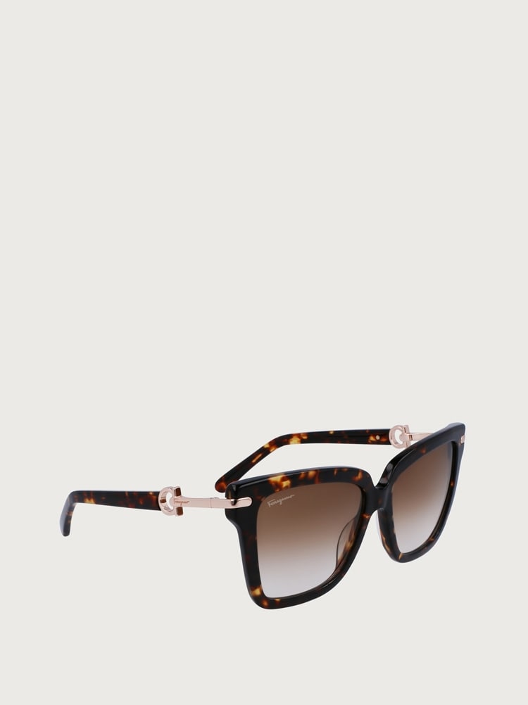 Rectangular frame sunglasses Gallery image 2