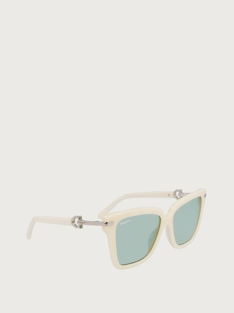 Rectangular frame sunglasses Gallery image 2