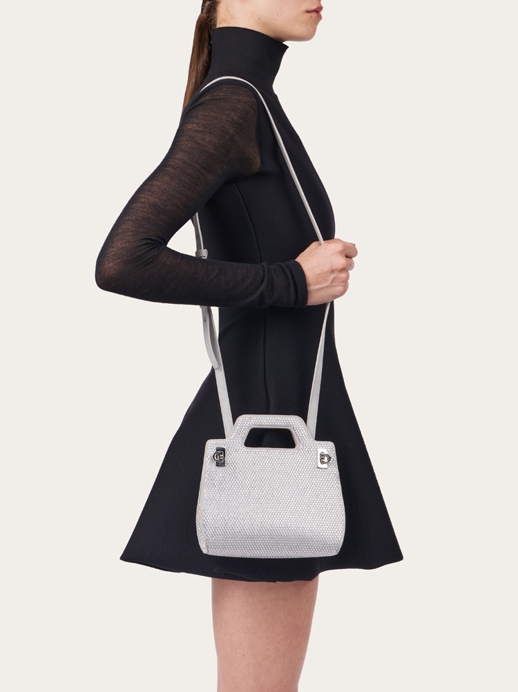 Wanda mini bag with crystals Gallery image 3