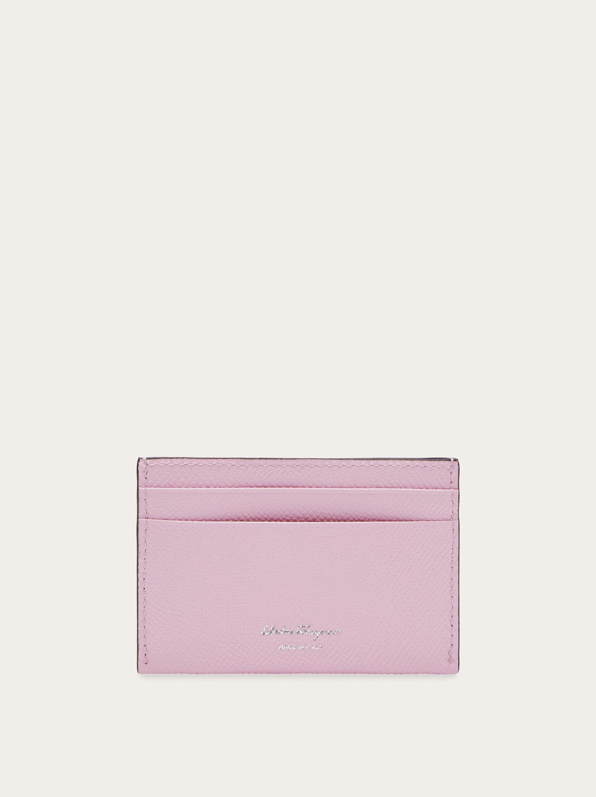 Gancini credit card holder Leather Accessories Women Salvatore