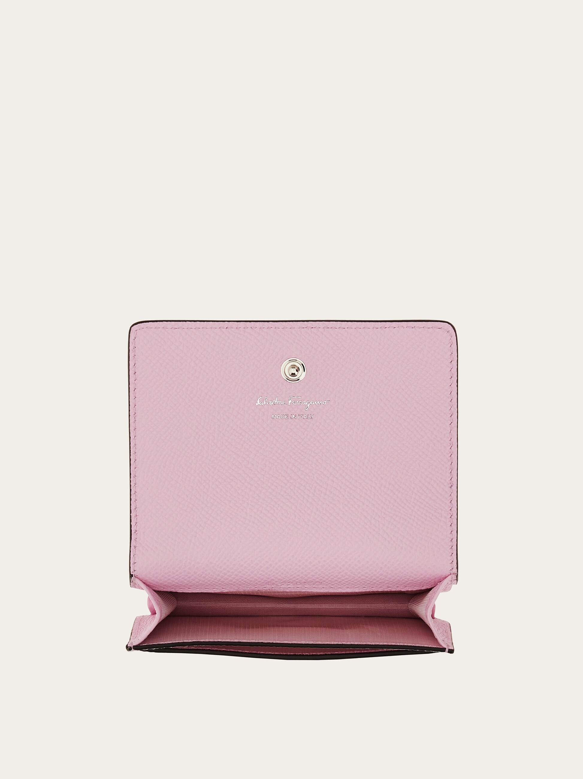 Gancini credit card holder Leather Accessories Women Salvatore