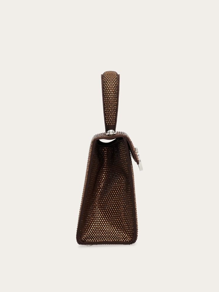 Iconic Top Handle with crystals (S) Gallery image 4