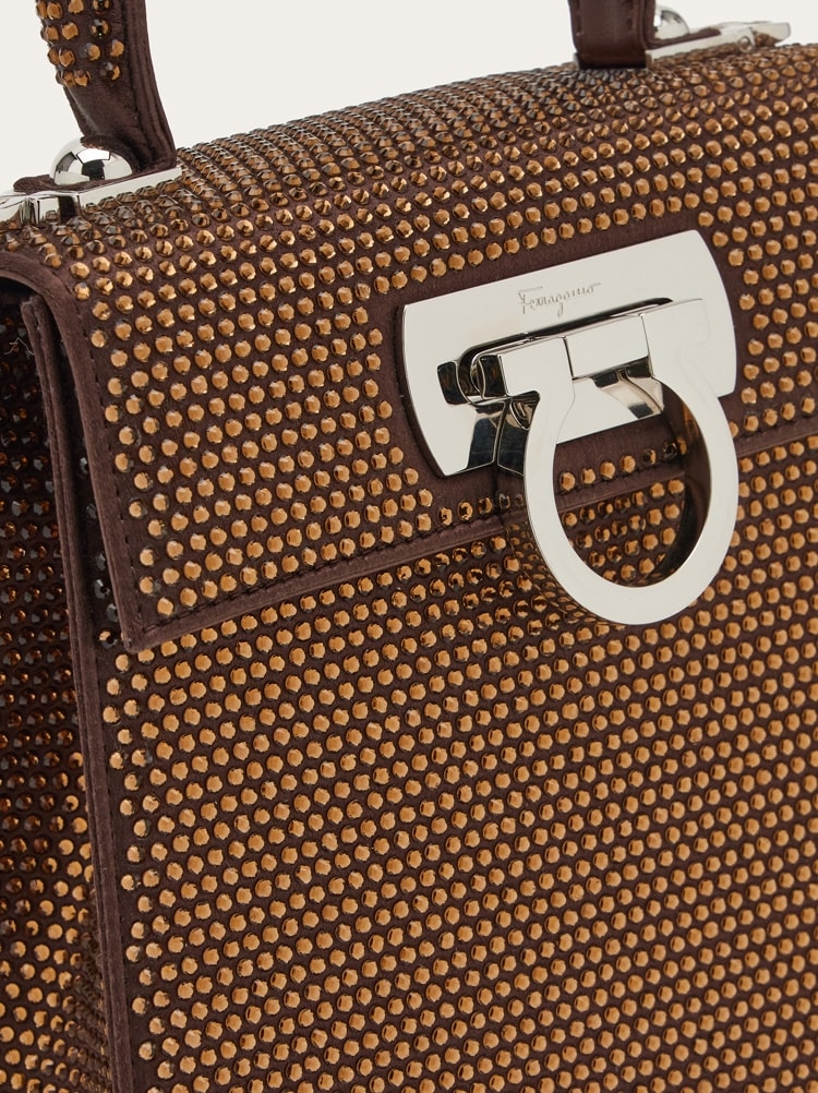 Iconic Top Handle with crystals (S) Gallery image 7