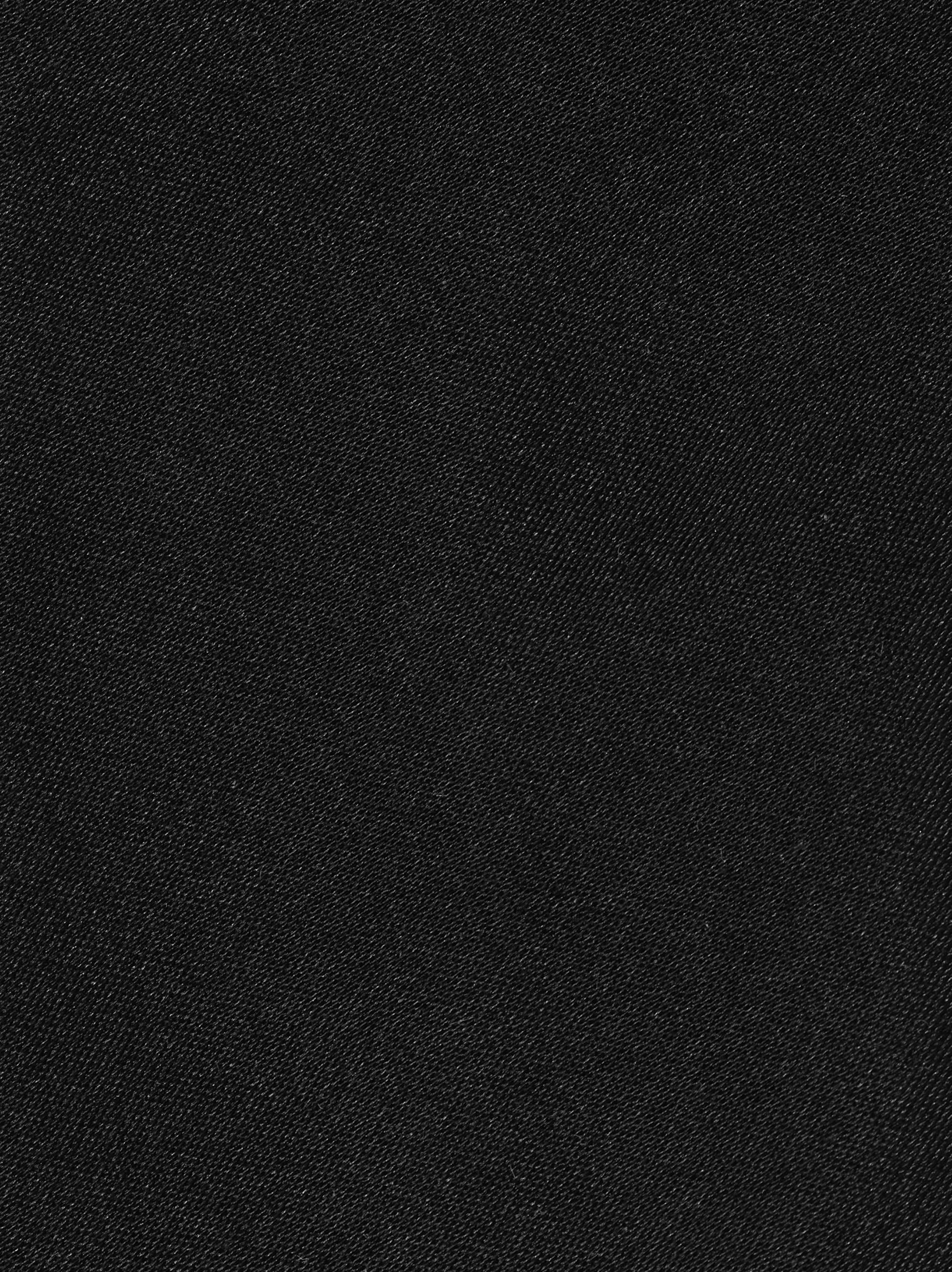 Cravate Noire All Saints 100% Soie - Taille 8 - Neuf Avec étiquettes - Manches Courtes