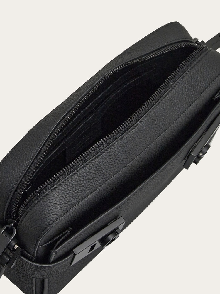 East-West crossbody bag with Gancini buckles Gallery image 5