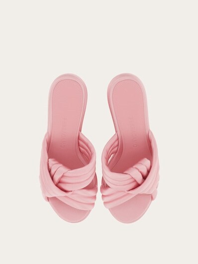 最大の割引 FURLA ピンクベージュ T. SANDAL MIASTELLA サンダル - bo2