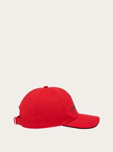 Baseball cap with signature - Men | Ferragamo