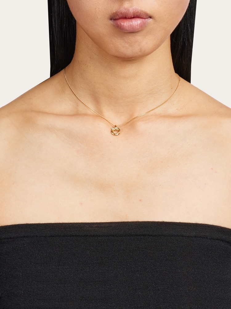 Gancini pendant necklace Gallery image 3