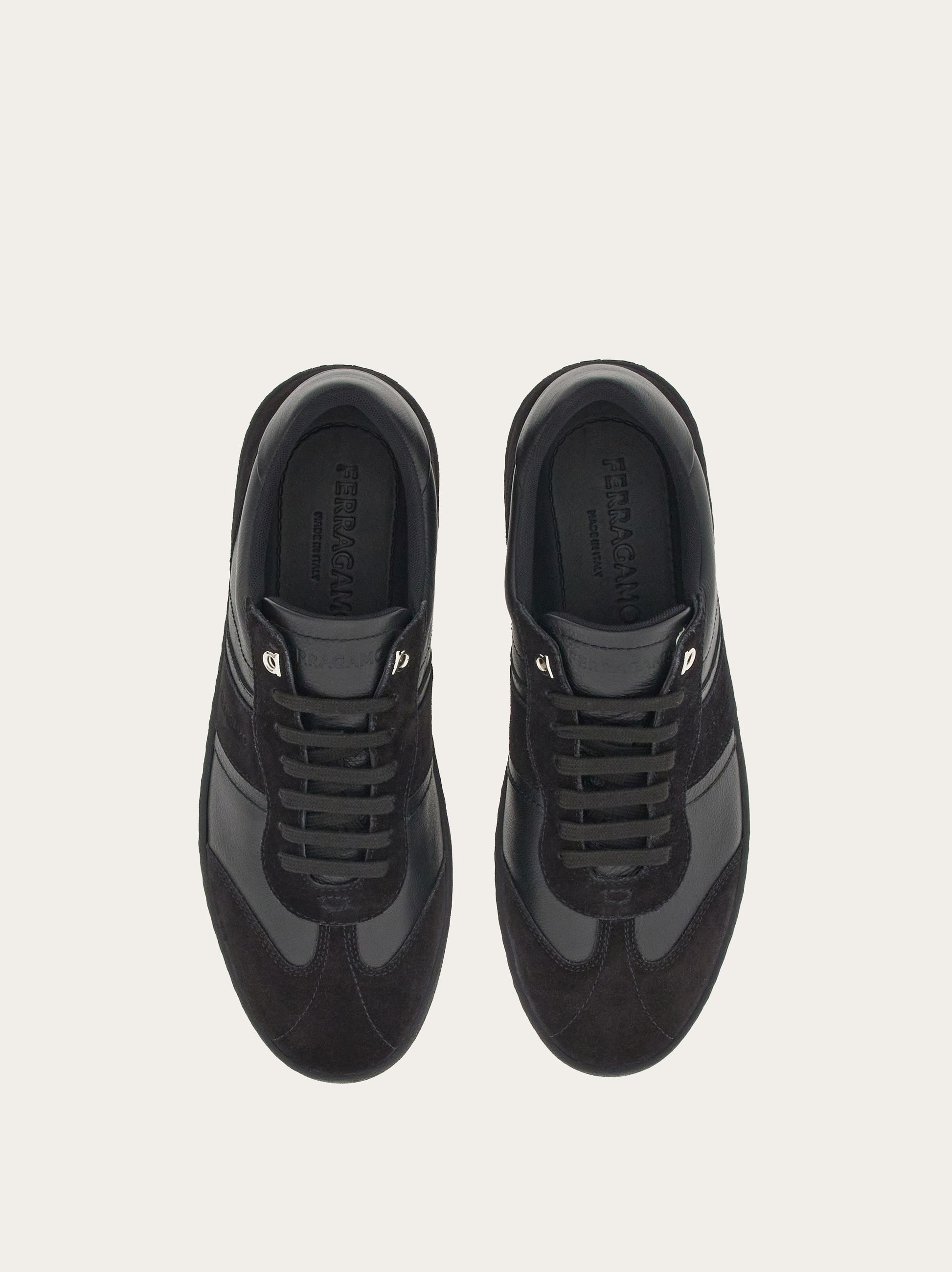 Salvatore Ferragamo ブラック レースアップシューズ NORMCORE