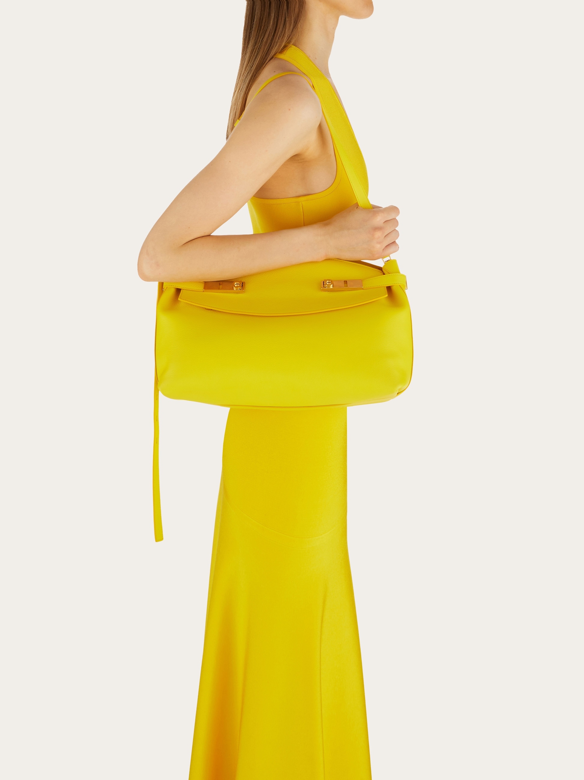 Hug soft crossbody bag (L) - Women | Ferragamo