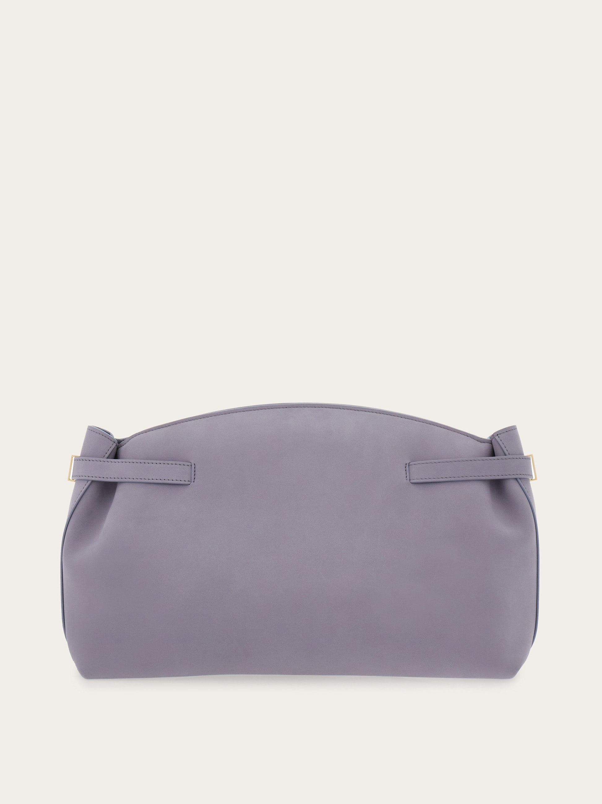 24AW new/FERRAGAMO ハグレザークロスボディバッグ Bag Gray Hug soft crossbody bag (L) - Women | Ferragamo