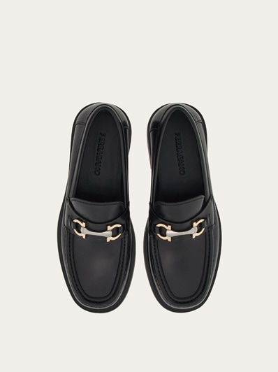 Ferragamoモカシン Moccasin with Gancini reversible ornament - Men | Ferragamo