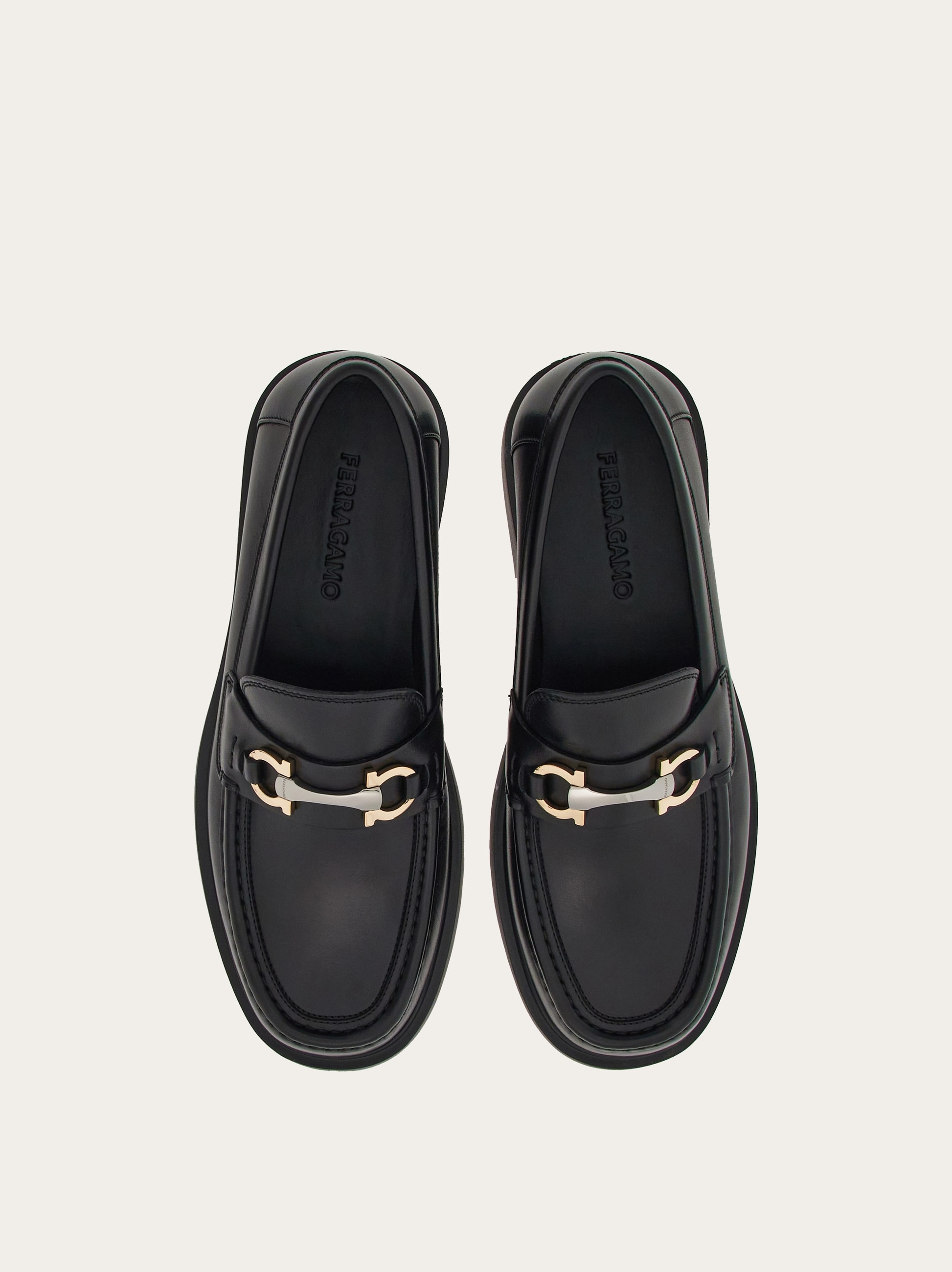 Moccasin with Gancini ornament - Men | Ferragamo