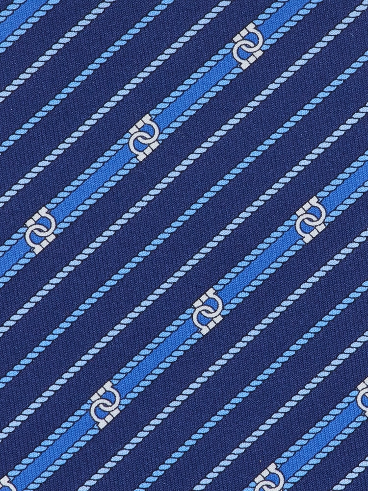 Gancini print silk tie Gallery image 2