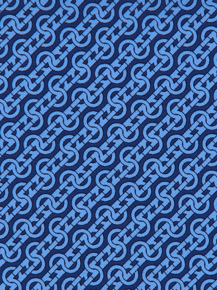 Woven print silk tie Gallery image 2