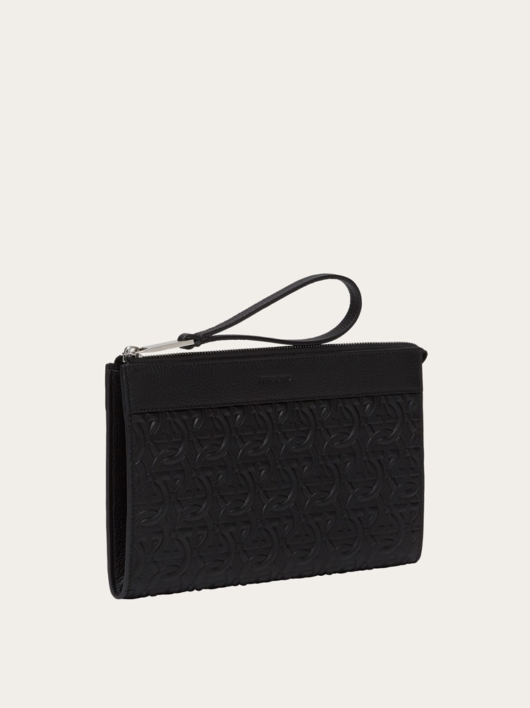 Portadocumentos de viaje con gofrado Gancini Gallery image 3