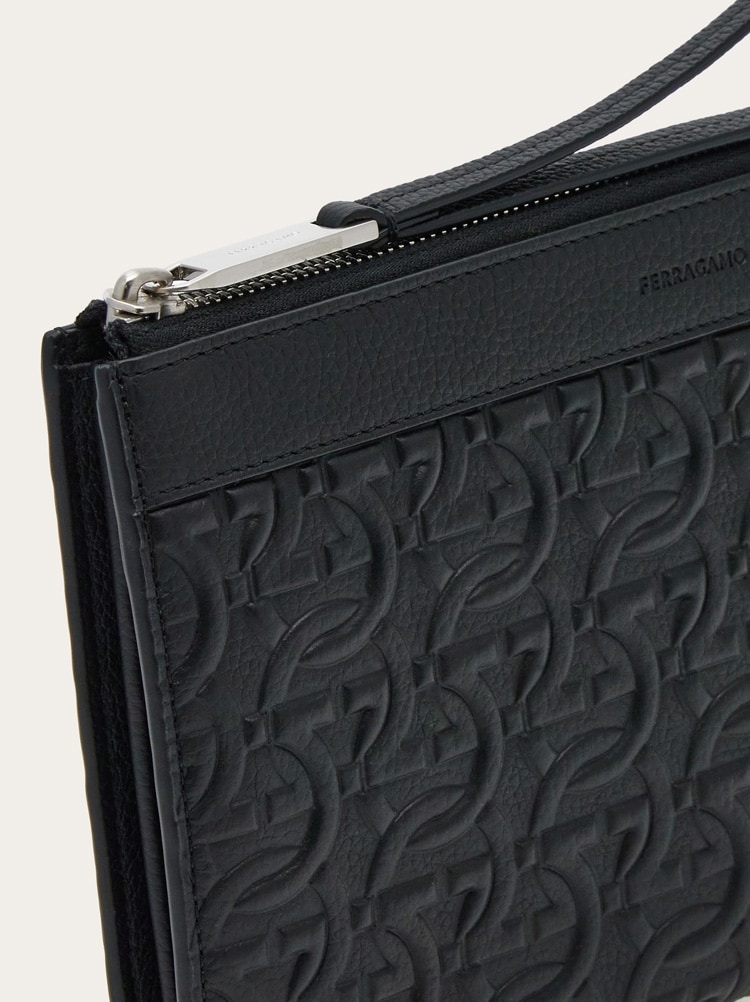 Portadocumentos de viaje con gofrado Gancini Gallery image 6