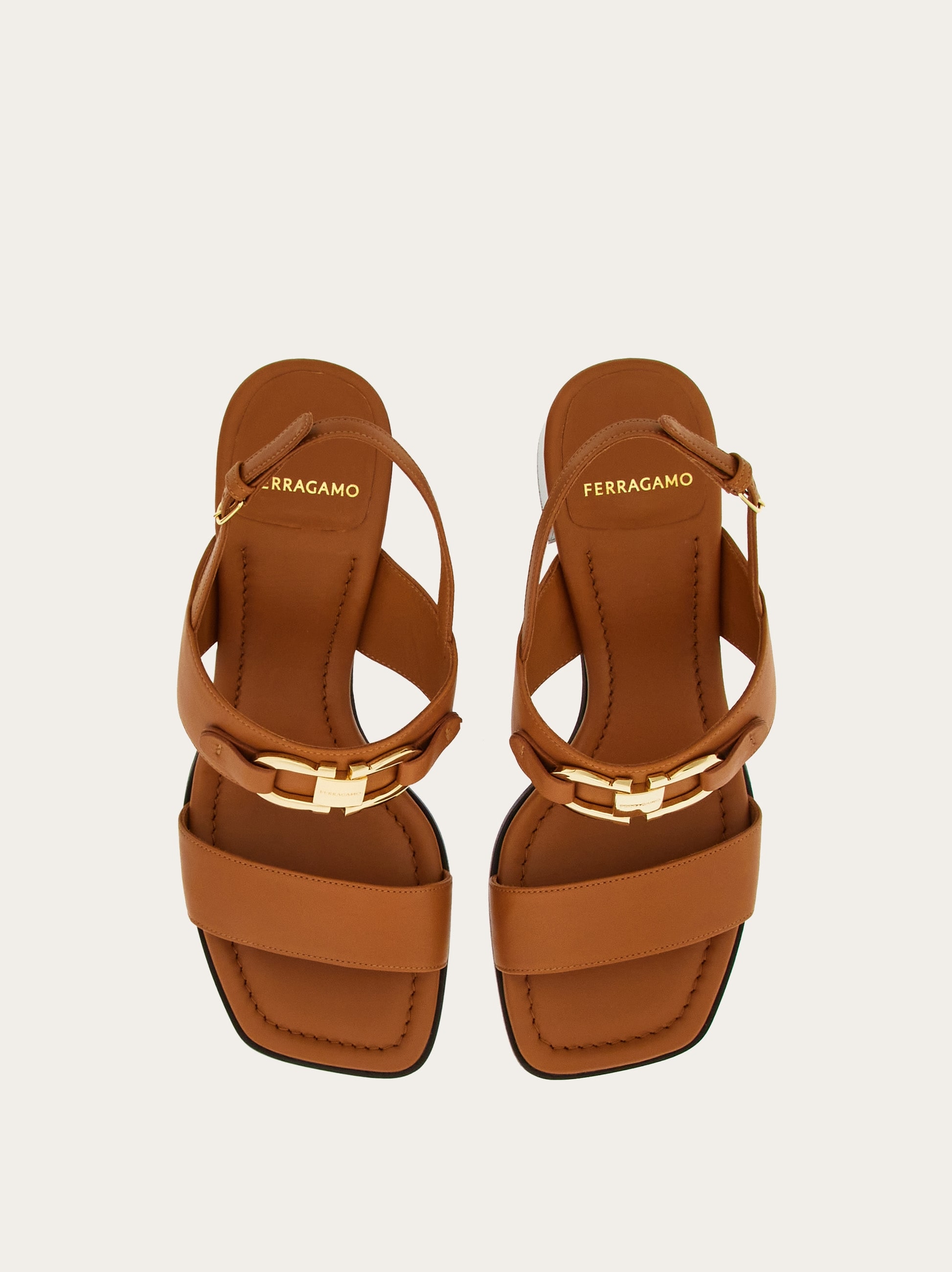 Sandal with Gancini ornament - Women | Ferragamo