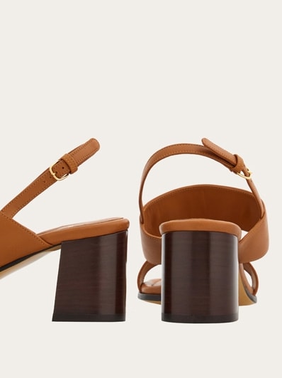 サンダル・ミュール Ferragamo SANDALS WOMAN ALRAI FERRAGAMO Lou 55MM Leather Slingback Sandals | Saks Fifth Avenue