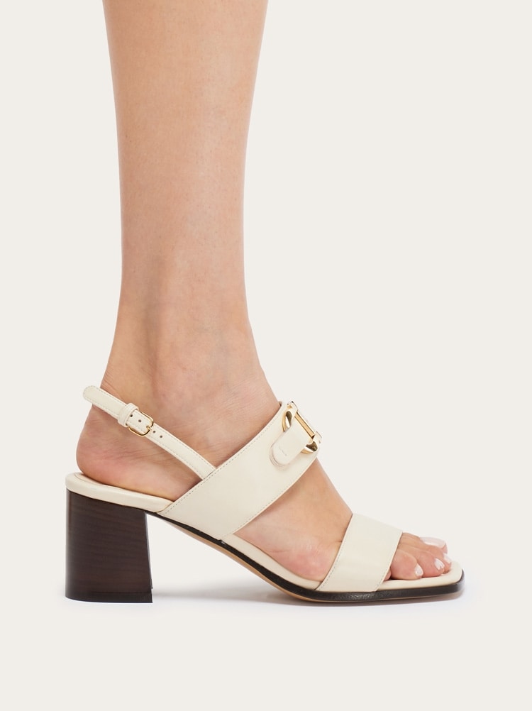 Sandal with Gancini ornament - Women | Ferragamo