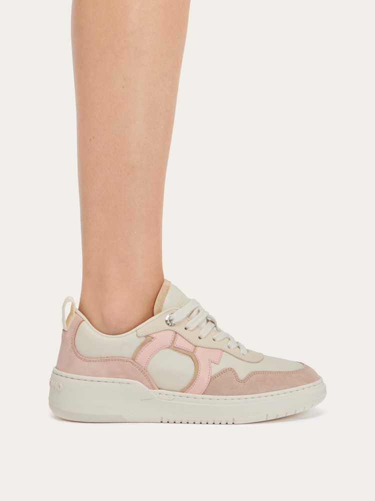 Sneaker with Gancini ornament - Women | Ferragamo