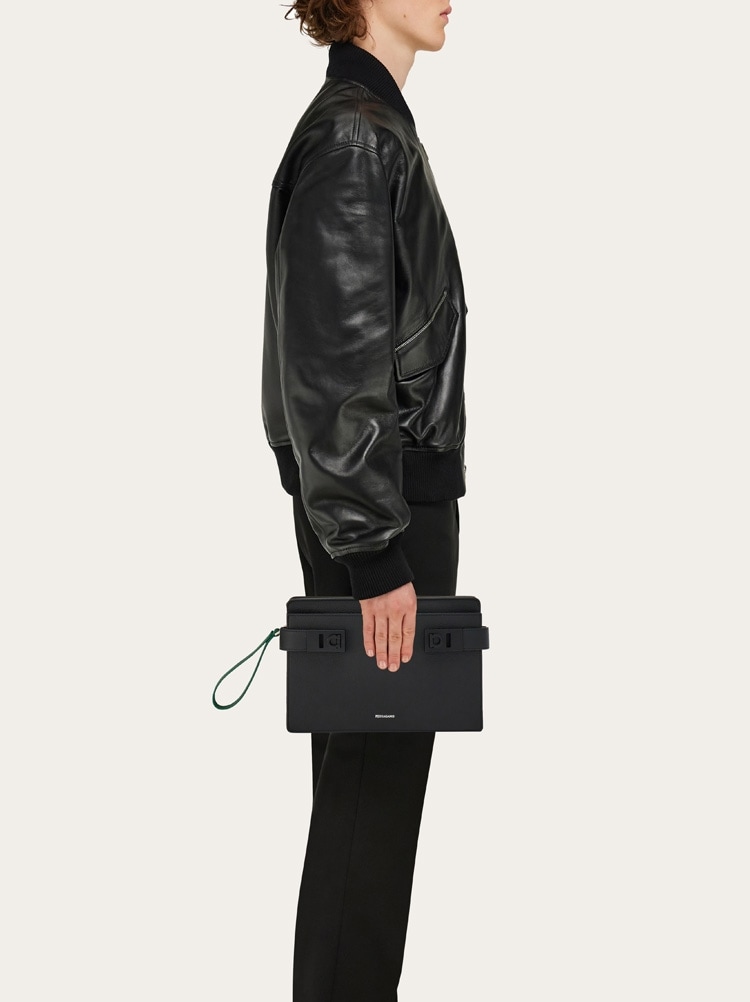 Pouch con fibbie Gancini Gallery image 2