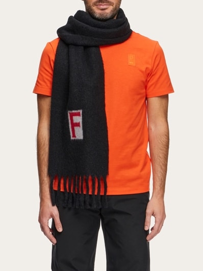 スカーフ FERRAGAMO SS25 Scarves (0779331) Scarf with jacquard detailing - Men | Ferragamo