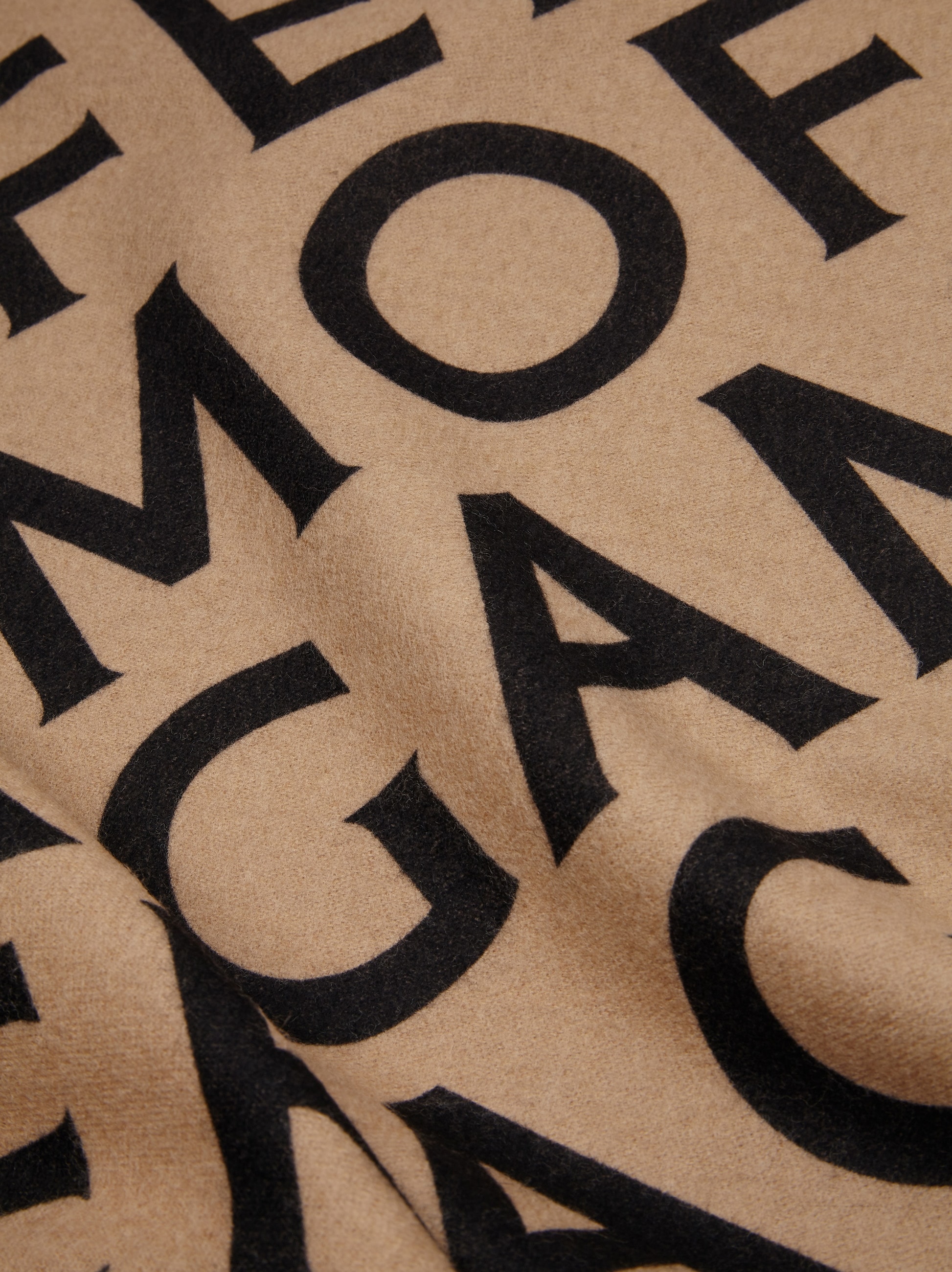 Double scarf with lettering - Women | Ferragamo