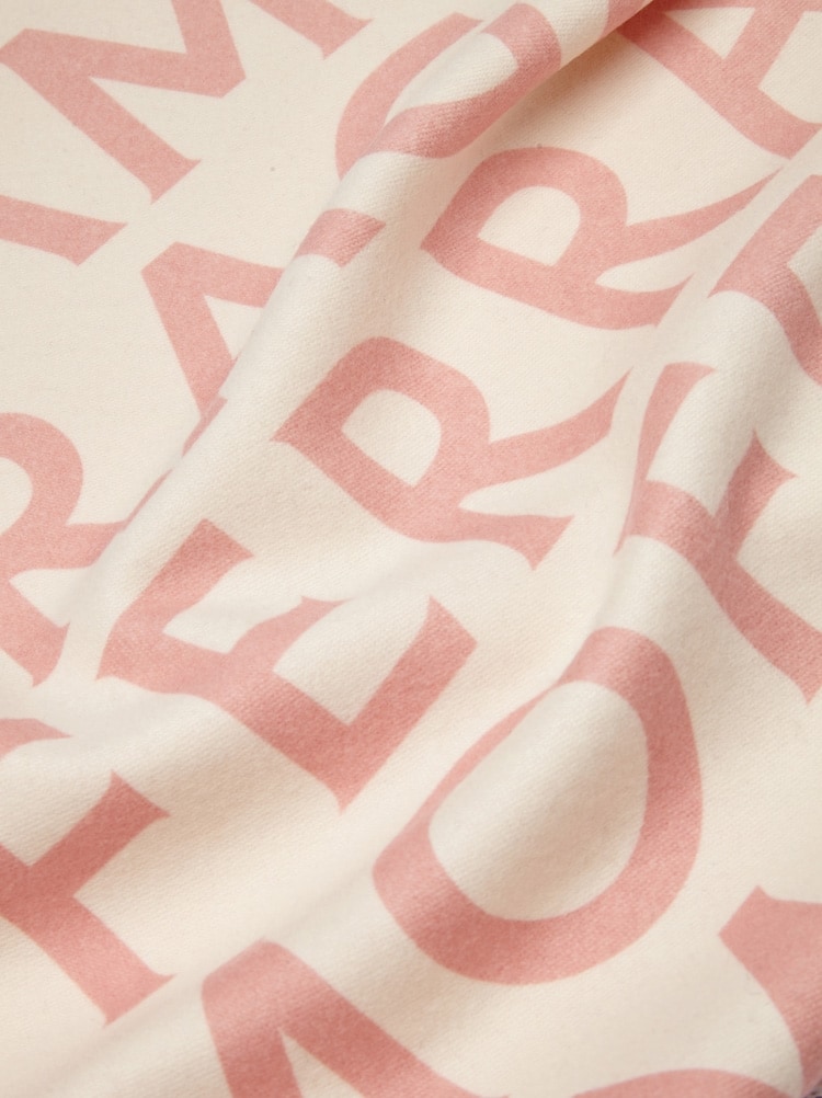 Double scarf with lettering Gallery image 2
