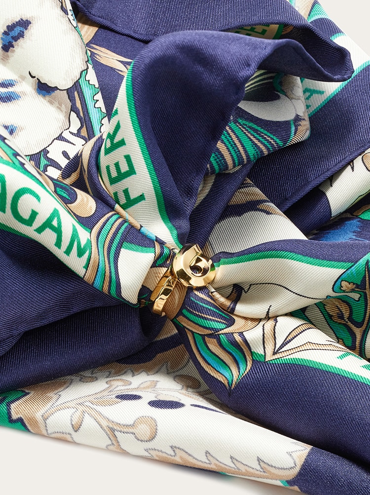 Anello ferma foulard Gancini Gallery image 3