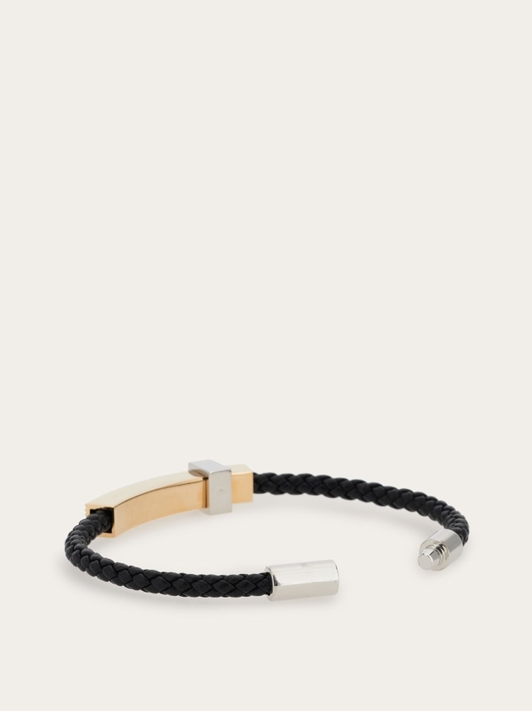 Braided bracelet with band - (M) Gallery image 4