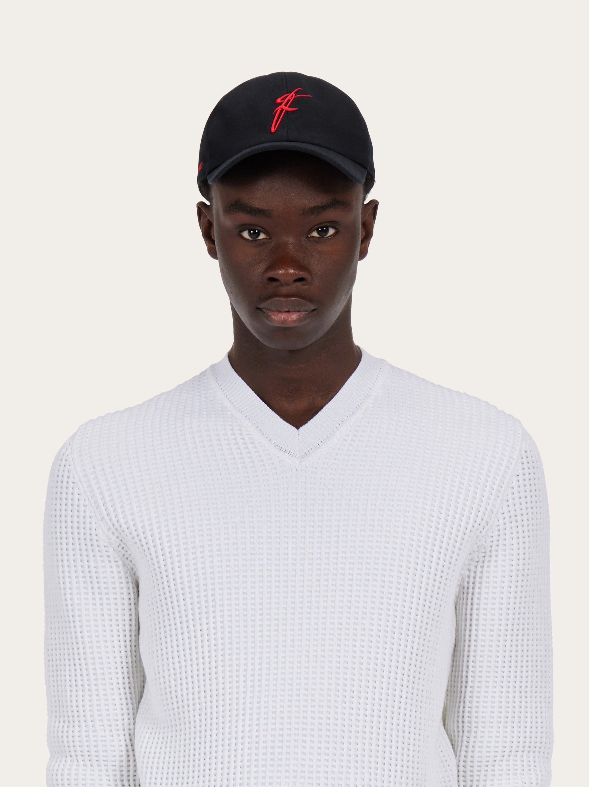 Baseball cap with logo - Men | Ferragamo