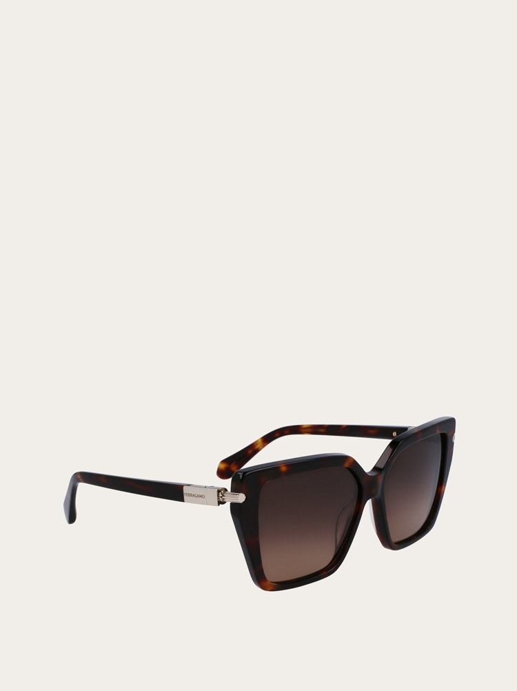Rectangular frame sunglasses Gallery image 2