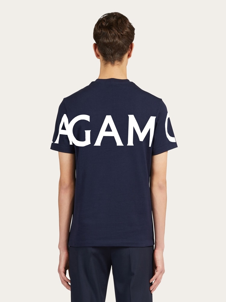Camiseta manga corta con logo gráfico Gallery image 3