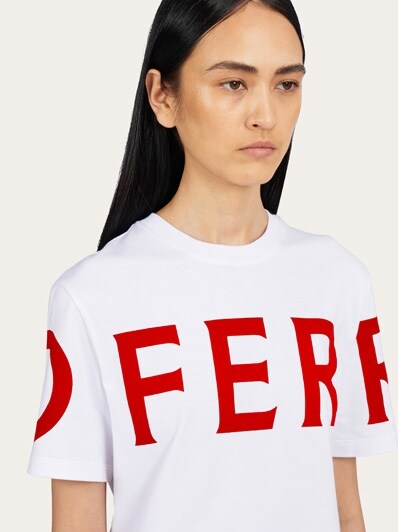 新品 FERRAGAMO 11 C466 722283コットンTシャツ XS 新品 FERRAGAMO 11 C466 722283コットンTシャツ サイズS