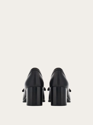 Heeled loafer with Gancini ornament - Shoes - Women - Salvatore 