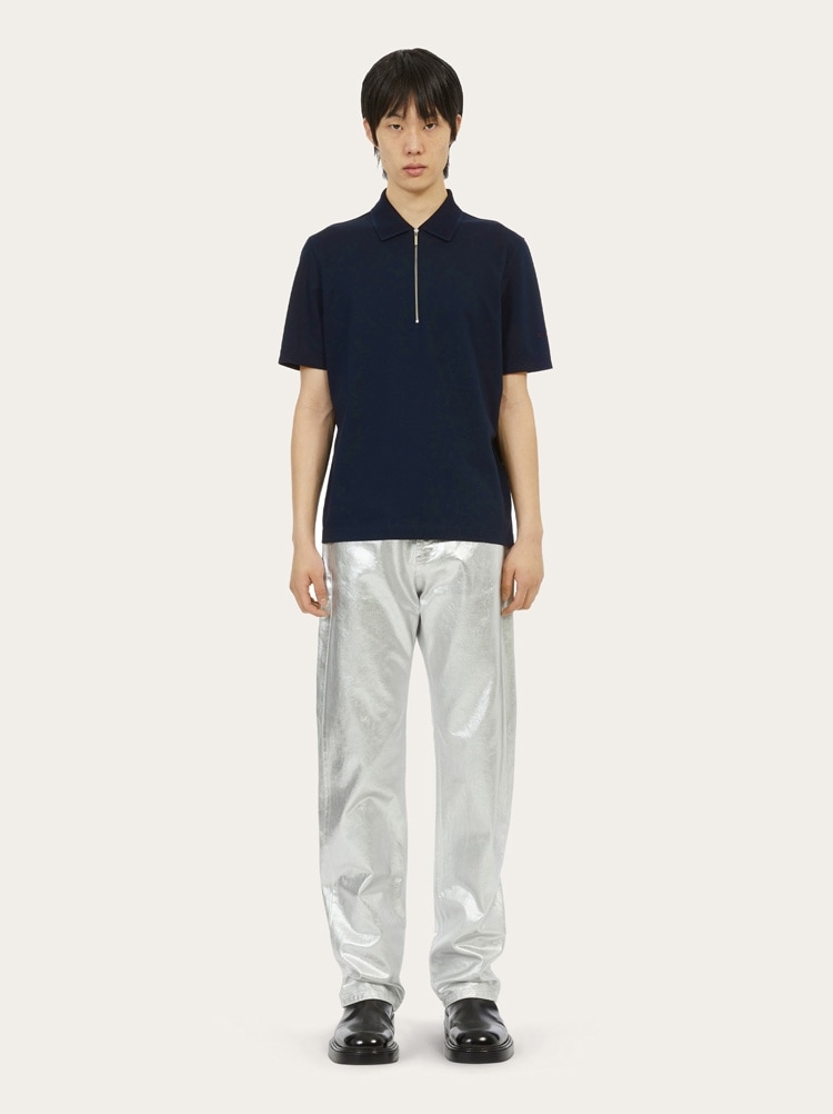 Polo with zip collar Gallery image 5