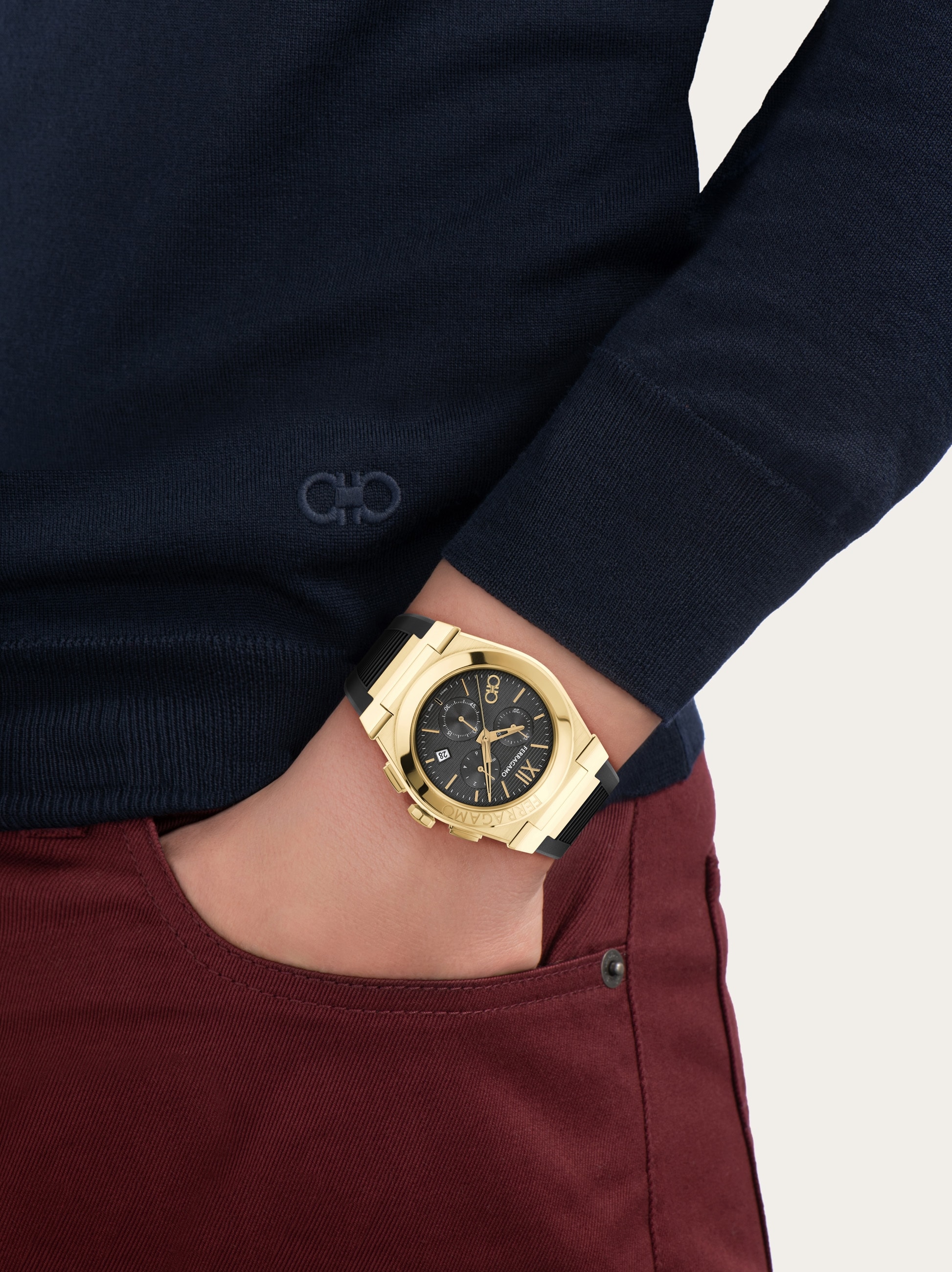Vega Chrono watch - Men | Ferragamo