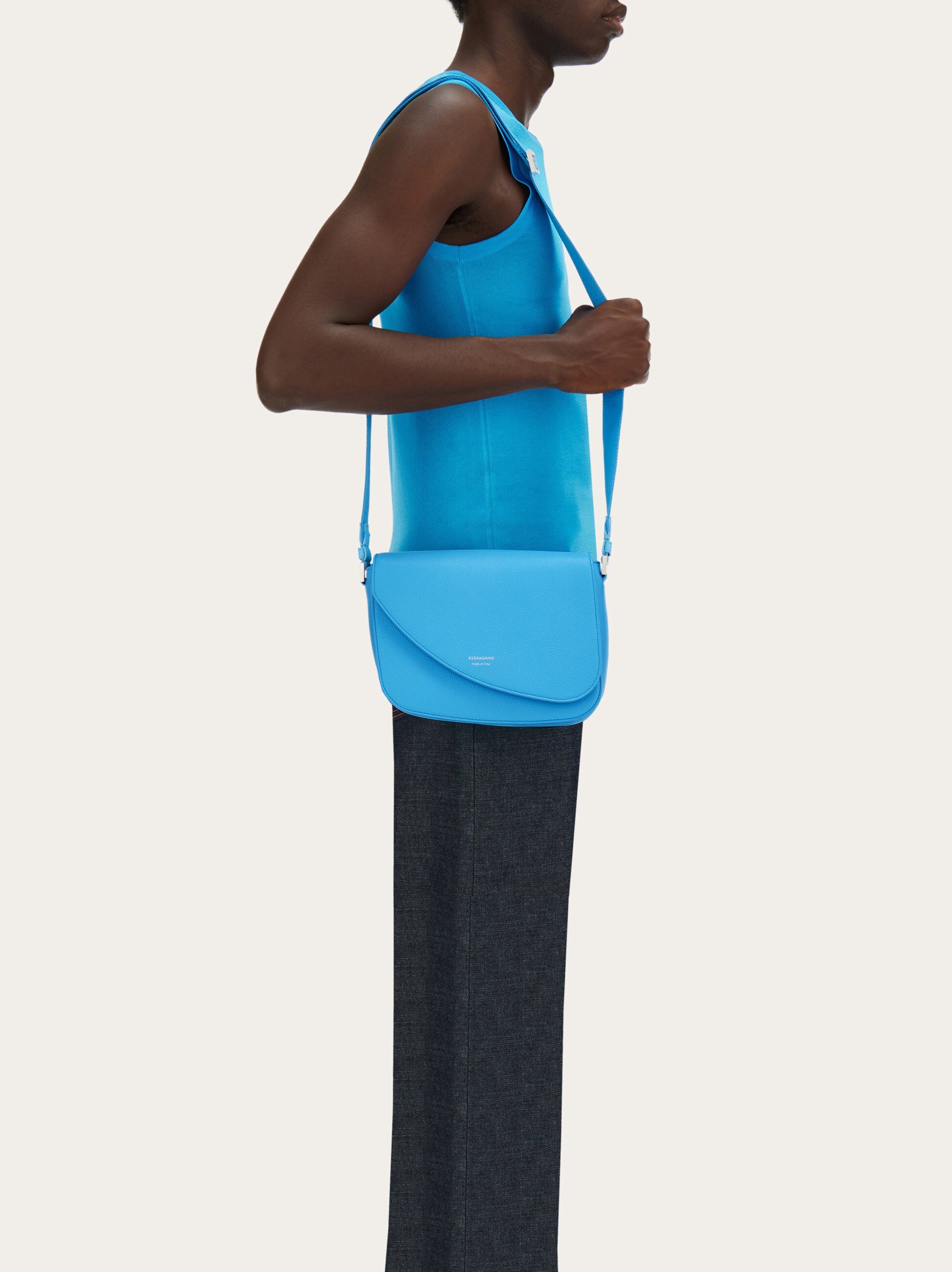 Fiamma crossbody bag (M) - Bags - Men - Salvatore Ferragamo AU 