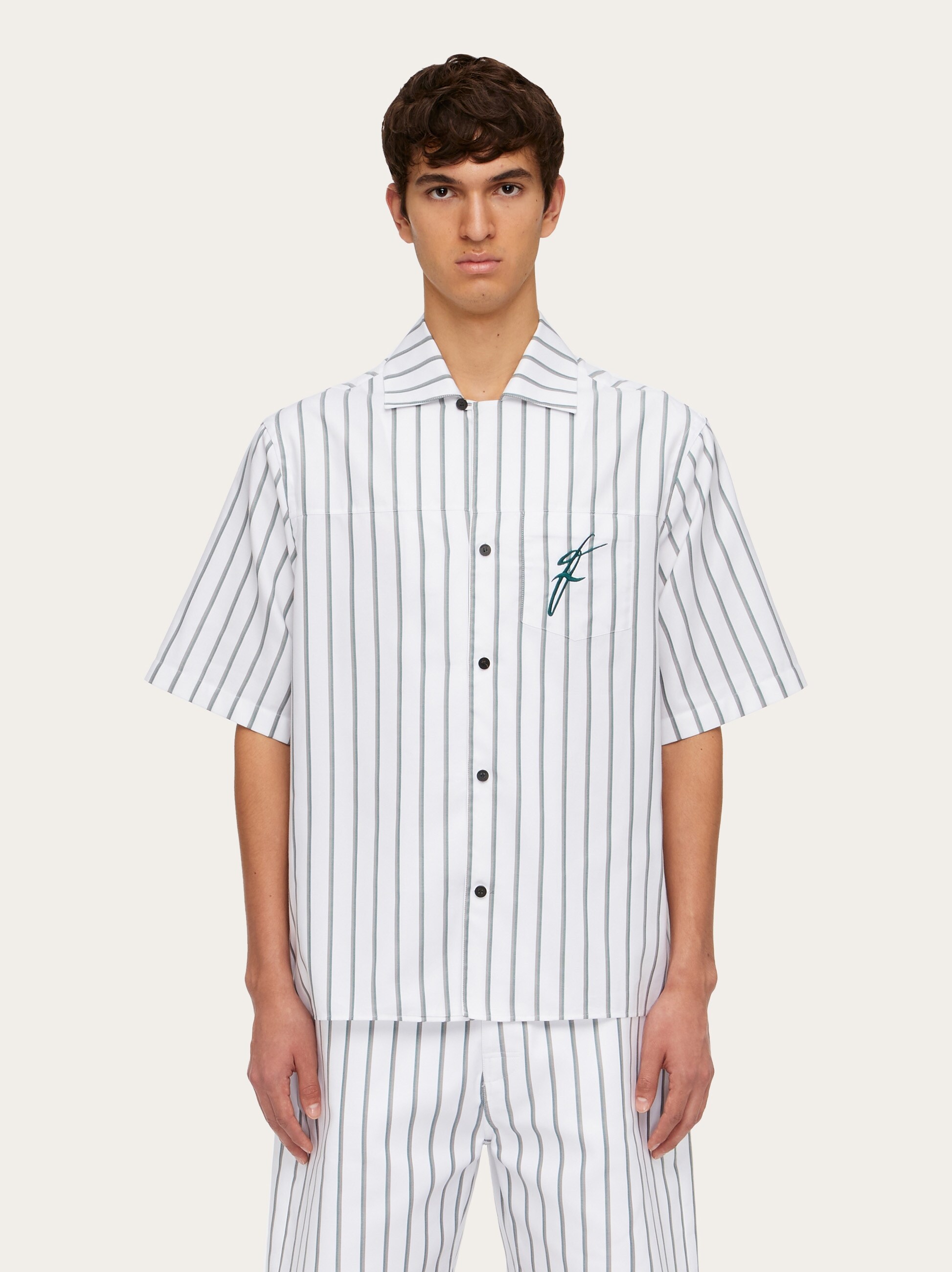 Cotton blend bowling shirt - Ready to Wear - Men - Salvatore  