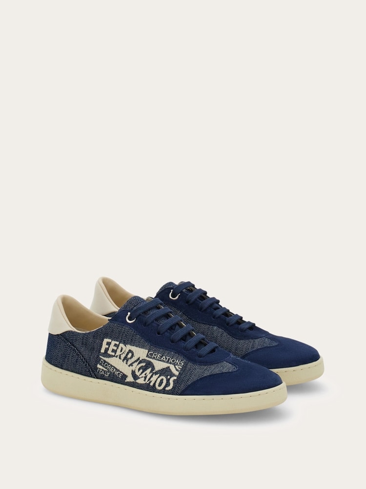 Sneakers bajas con logo Gallery image 2