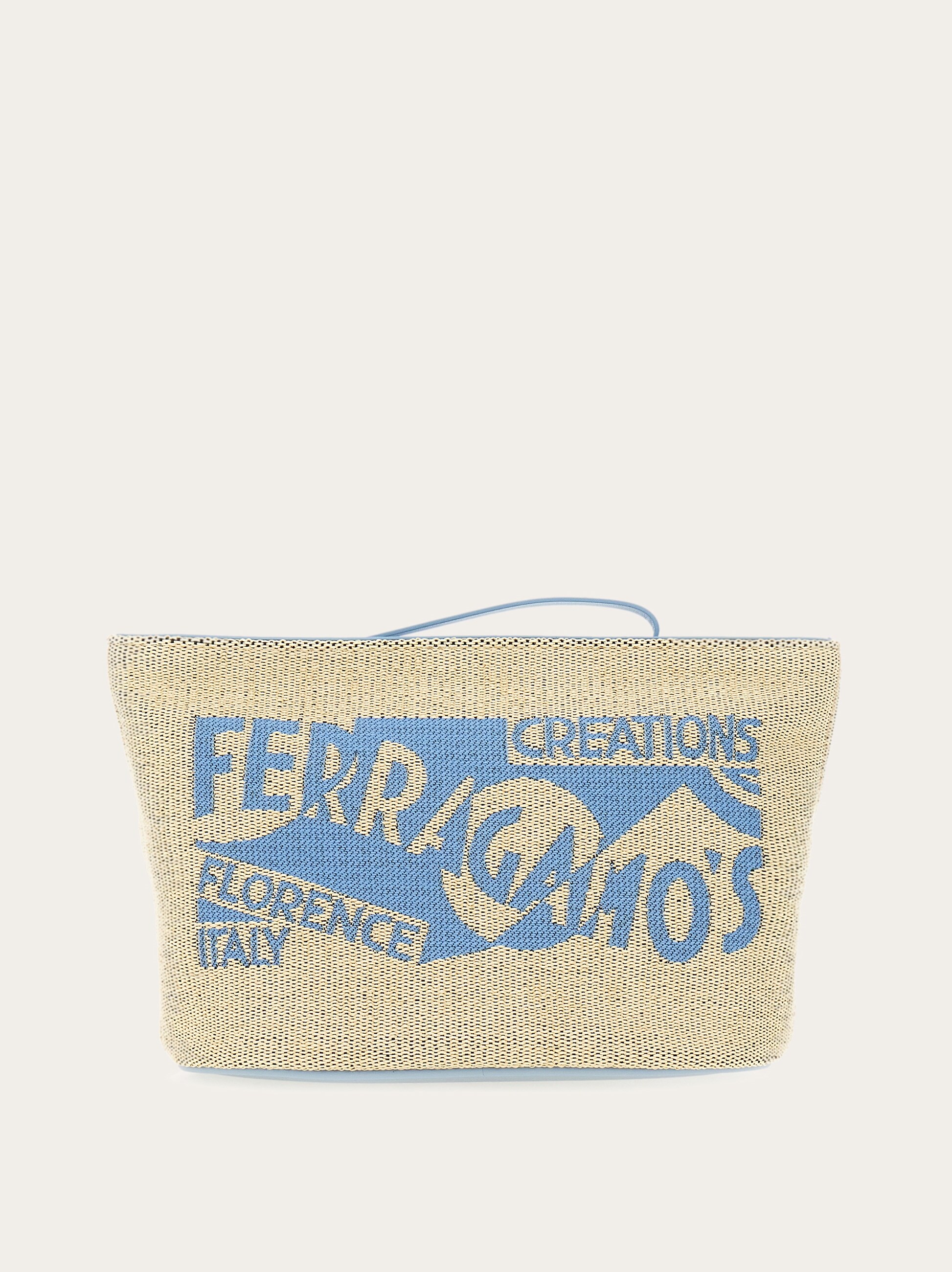Pouch with logo - Leather Accessories - Women - Salvatore Ferragamo US