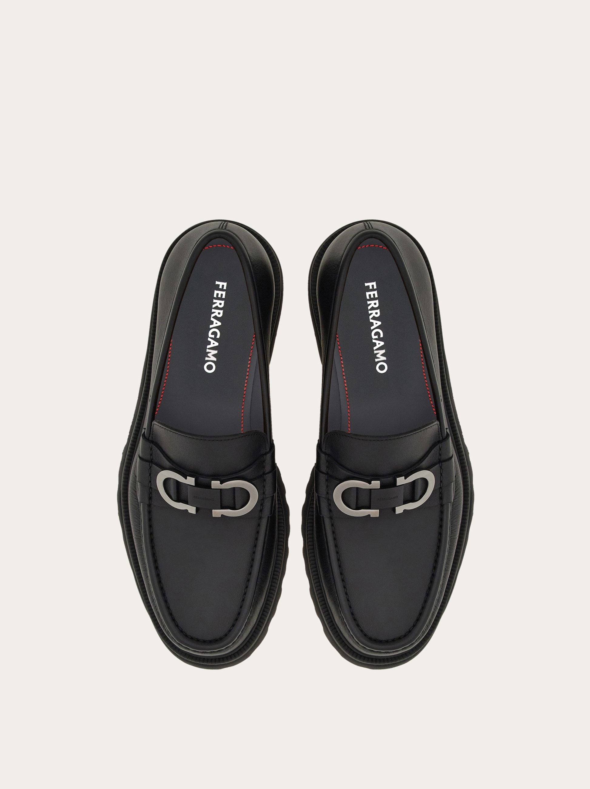 Ferragamo モカシン ブラウン 5½ C ガンチーニ モカシン - メンズ | Ferragamo