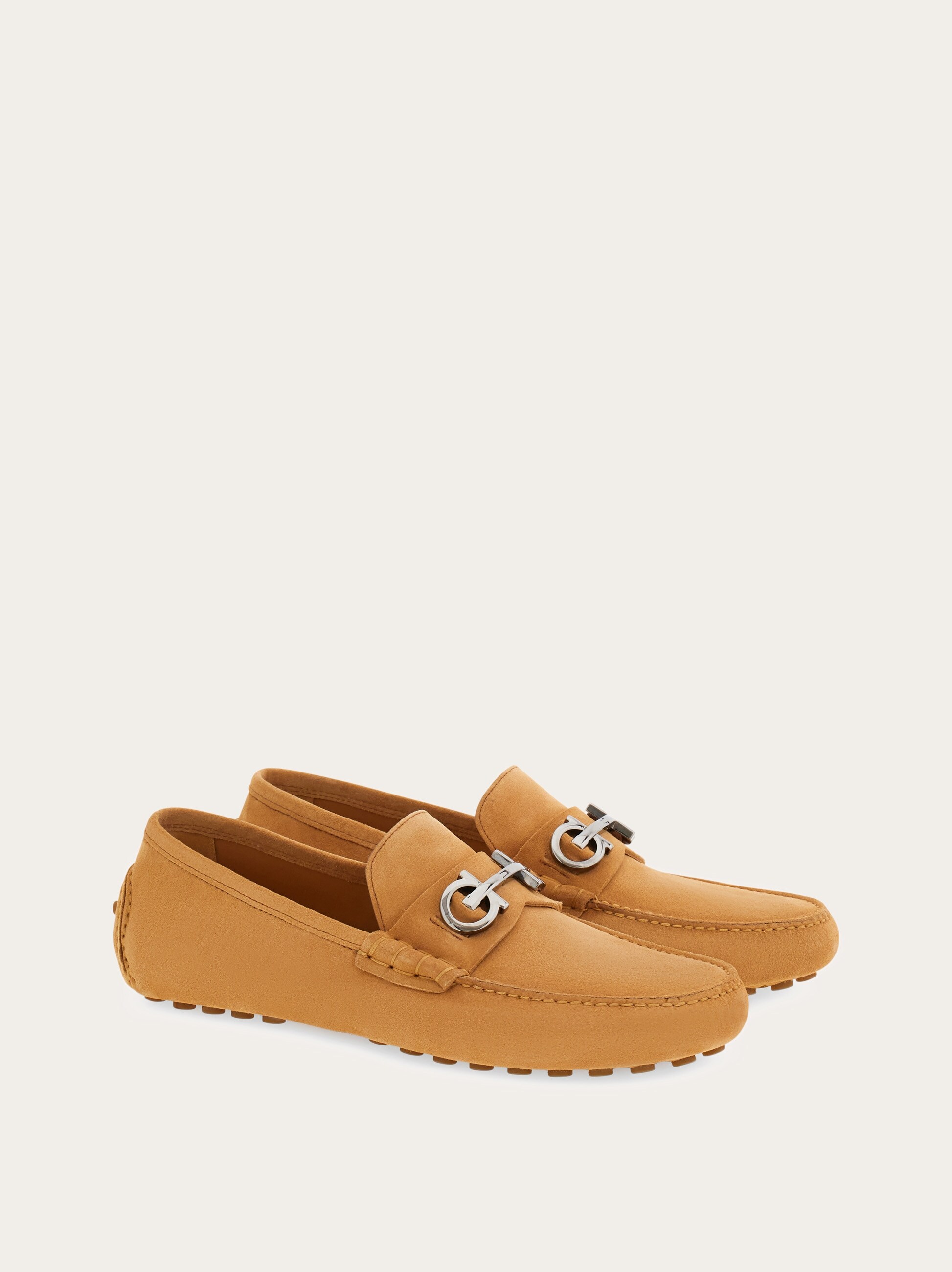 Driver with Gancini ornament - Shoes - Men - Salvatore Ferragamo EU