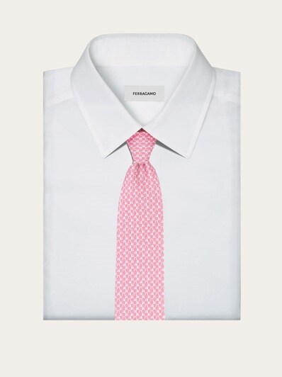 Elephant print silk tie - Men | Ferragamo