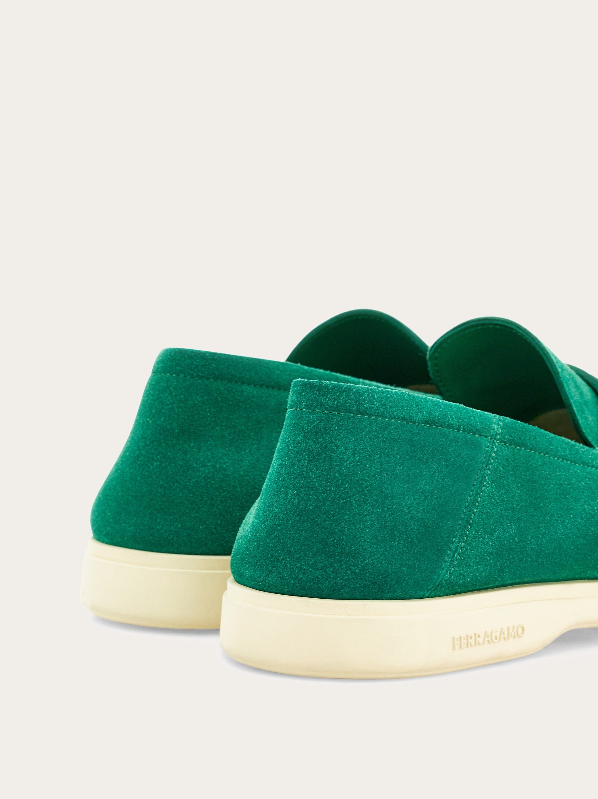 Deconstructed loafer with Gancini ornament - Shoes - Men 
