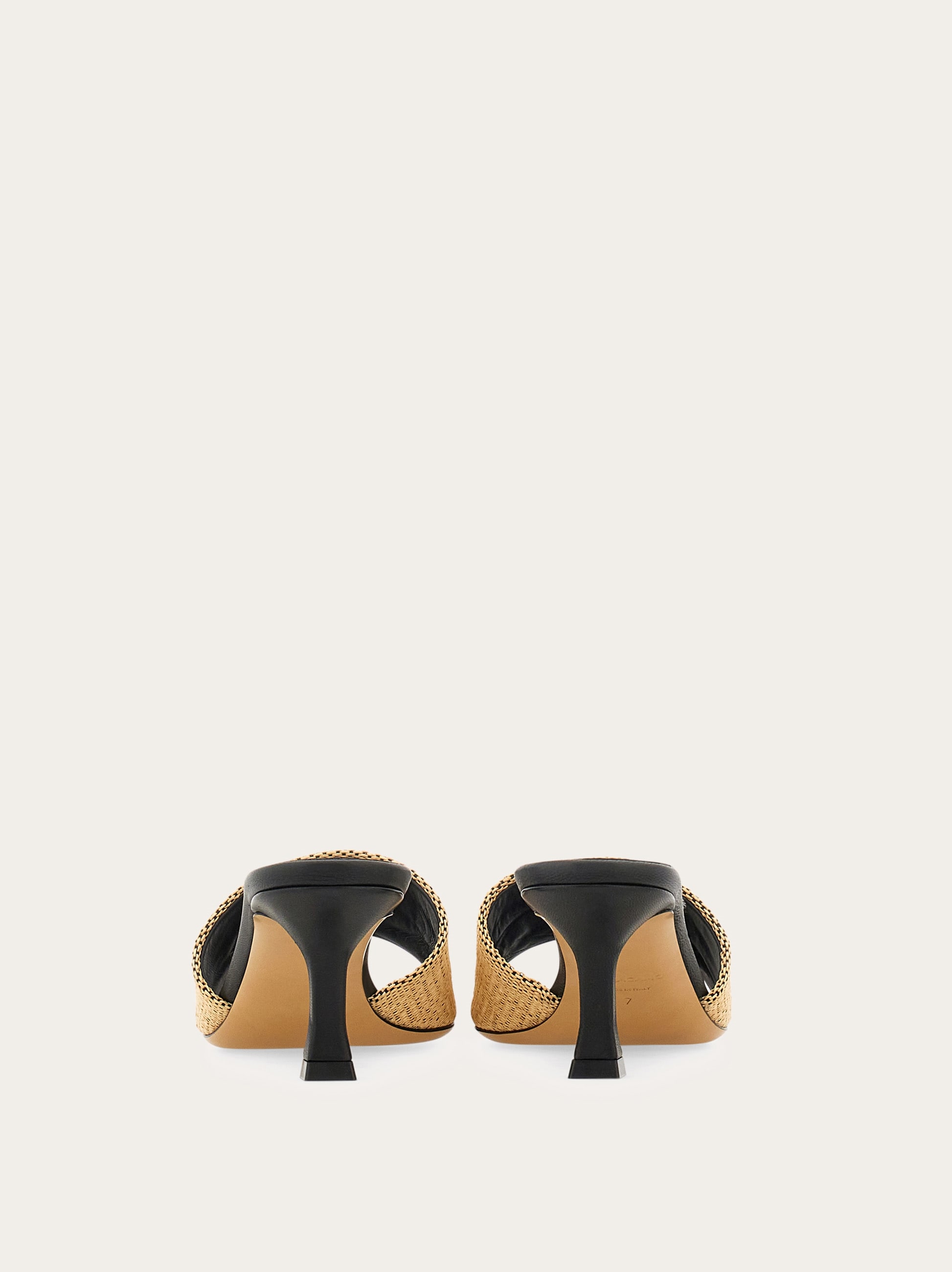Jacquard slide with logo - Women | Ferragamo