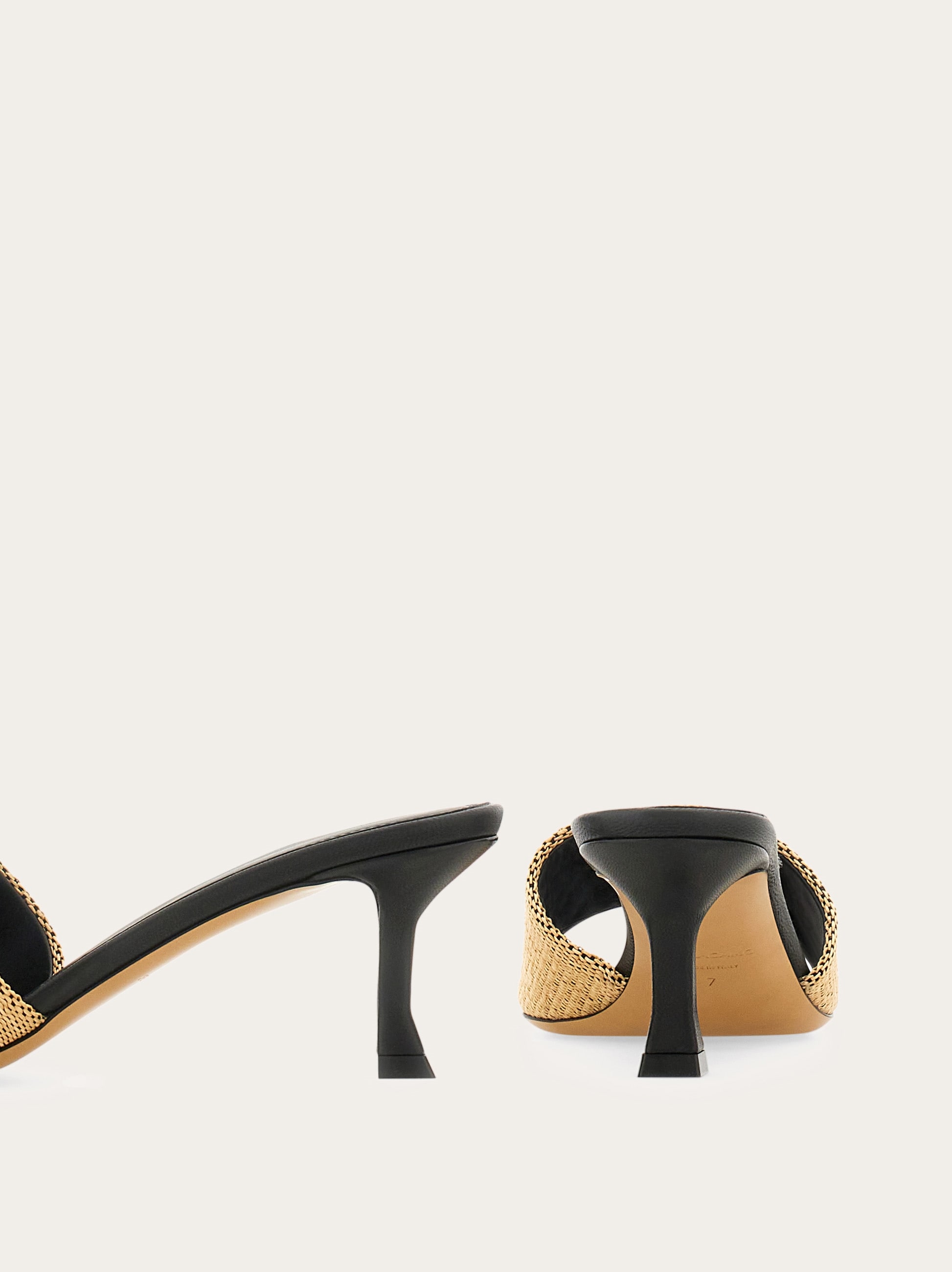Jacquard slide with logo - Women | Ferragamo