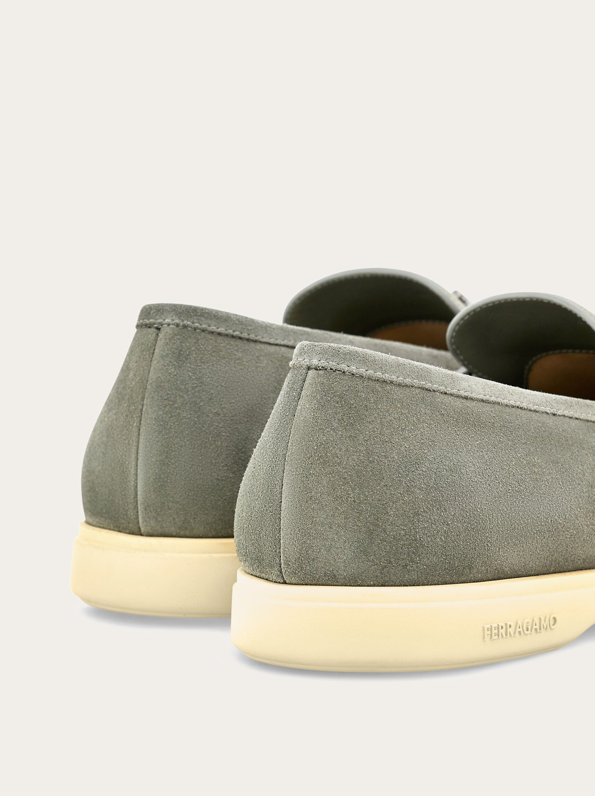 Casual loafer with Gancini ornament - Men | Ferragamo